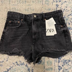 Zara high waisted denim shorts NWT size 8